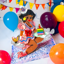 Load image into Gallery viewer, Lipstick & Chrome - Birthday Belle Brooch by Lipstick & Chrome x Club Eggie - SA