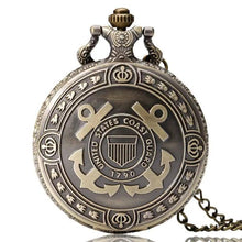 Load image into Gallery viewer, WoodWristCo - Vintage Bronze Fire Fighter Retro Military Man Watches: Guard