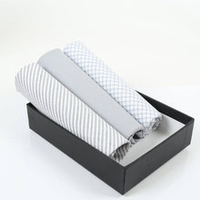 Load image into Gallery viewer, Selini New York - Men's Boxed Fancy Cotton Handkerchiefs 3pcs Set