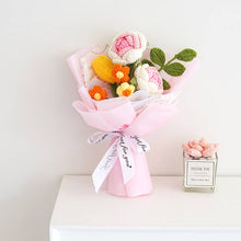 Load image into Gallery viewer, Toy Island - Handmade Crochet Flower Bouquet - 12 Beautiful Asssorment