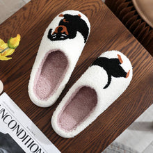 Load image into Gallery viewer, ACCITY - POPULAR DACHSHUND EMBROIDERED COTTON SLIPPERS_CWSHS0769: White / (10) 1