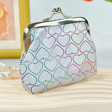 Load image into Gallery viewer, Magnifique Hearts - Chic Heart-Pattern Faux Leather Coin Purse, Kiss lock Wallet
