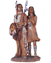 Load image into Gallery viewer, MLC HOME - 13"H Indian Couple Native American Figurine Home Decor Gifts