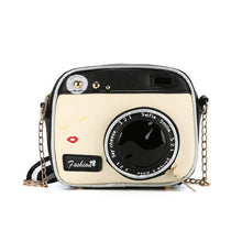 Load image into Gallery viewer, ACCITY - CAMERA-SHAPED SHOULDER BAG_CWAB1001: Black / (OS) 1
