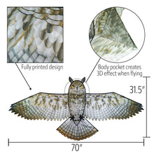Load image into Gallery viewer, In the Breeze, LLC. - 70" Great Horned Owl Kite