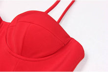 Load image into Gallery viewer, Productseeker - SET062 Elegant Women’s Suit Set: Blazer, Bra Top, & Pants: Rose Red / English / M