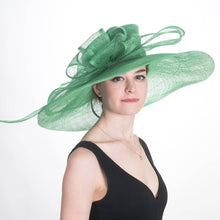 Load image into Gallery viewer, KaKyCo - Large Wrapped Abstract Bow Sinamay Hat | 116033: Lilac