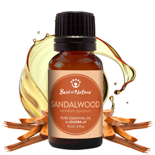 Load image into Gallery viewer, Best of Nature - Sandalwood Essential Oil Blended with Jojoba Oil - 15 ml
