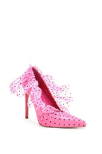 Load image into Gallery viewer, Azalea Wang - DISCREET-PINK BARBIE PUMP WITH POLKA DOT TULLE: 9