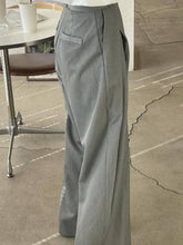 Load image into Gallery viewer, ShieldChic - Wide Leg Pockets Solid Color Zipper Casual Pants Bottoms: BLACK / S