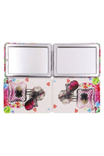 Load image into Gallery viewer, Cap Zone - Perfumes Floral Makeup Mirror - 12 Pcs: ASSORTED / ONE SIZE