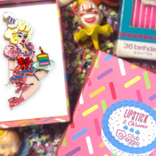 Load image into Gallery viewer, Lipstick & Chrome - Birthday Belle Brooch by Lipstick & Chrome x Club Eggie-FAWN