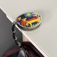 Load image into Gallery viewer, Wrapables.com - Wrapables Stylish Foldable Purse Hook Hanger: Irises