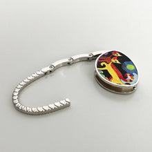 Load image into Gallery viewer, Wrapables.com - Wrapables Stylish Foldable Purse Hook Hanger: Irises