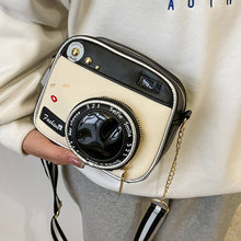 Load image into Gallery viewer, ACCITY - CAMERA-SHAPED SHOULDER BAG_CWAB1001: Black / (OS) 1