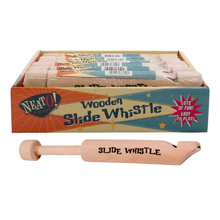 Load image into Gallery viewer, Toysmith - Neato! Wooden Slide Whistle, 6.5" Sealed Musical Toy, Retro