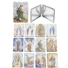 Load image into Gallery viewer, TAPA fashion - Religious Rectangular Glitter Compact Makeup Mirror JM6423-2 (12PC): ASSORTED