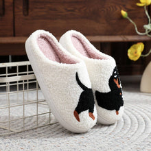Load image into Gallery viewer, ACCITY - POPULAR DACHSHUND EMBROIDERED COTTON SLIPPERS_CWSHS0769: White / (10) 1