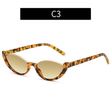 Load image into Gallery viewer, ACCITY - NEW HALF-FRAME CAT-EYE STREET STYLE SUNGLASSES_CWASG0386: White / (OS) 2