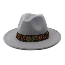 Load image into Gallery viewer, ACCITY - AUTUMN AND WINTER EUROPEAN AND AMERICAN JAZZ HAT_CWAH1774: White / (OS) 1