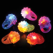 Load image into Gallery viewer, JSBlueRidge Toys - Light-Up Bumpy Rings Kids Toy- Assorted