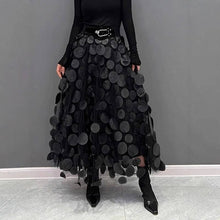 Load image into Gallery viewer, UZ Wholesale Store - Versatile High-Waisted Polka Dot A-Line Skirt: PURPLE / One_size