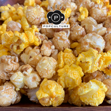 Load image into Gallery viewer, Popculture Gourmet Popcorn - G.O.A.T.™ - Caramel & Cheddar - Greatest of All Time!: Junior (approx 6 cups)