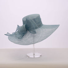 Load image into Gallery viewer, KaKyCo - 117146 Callalily Adorned Wide Soft Sinamay Hats: Sinamay / Ivory