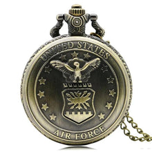 Load image into Gallery viewer, WoodWristCo - Vintage Bronze Fire Fighter Retro Military Man Watches: Veteran