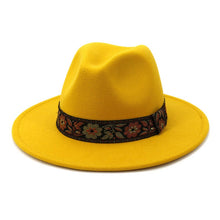 Load image into Gallery viewer, ACCITY - AUTUMN AND WINTER EUROPEAN AND AMERICAN JAZZ HAT_CWAH1774: White / (OS) 1