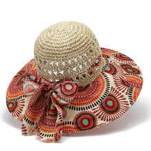 Load image into Gallery viewer, ACCITY - BOHEMIAN STYLE BEACH SUN HAT_CWAH1452: Beige / (OS) 1