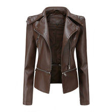 Load image into Gallery viewer, Lily Clothing - Women's leather garment with removable hem: WINE / (M) 1