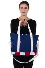Load image into Gallery viewer, COMECO INC - Stars and Stripes Flag Tote Bag for 4th of July Celebration
