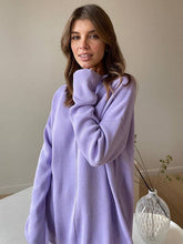 Load image into Gallery viewer, ShieldChic - Loose Solid Color High-Neck Sweater Tops&Pants Suits: GREEN / M