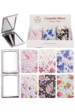 Load image into Gallery viewer, Cap Zone - Flower Garden Glitter Makeup Mirror - 12 Pcs: ASSORTED / ONE SIZE