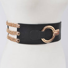 Load image into Gallery viewer, 3AM BY H&D ACCESSORIES - Complicated Elastic Belt: White Silver