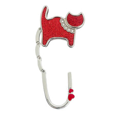 Load image into Gallery viewer, Wrapables.com - Wrapables Stylish Foldable Purse Hook Hanger: Black Baguette