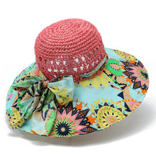 Load image into Gallery viewer, ACCITY - BOHEMIAN STYLE BEACH SUN HAT_CWAH1452: Orange / (OS) 1