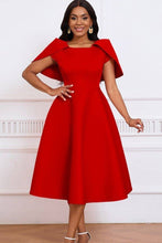 Load image into Gallery viewer, Aria Romance - Swing Dress Cape Dress: White / S
