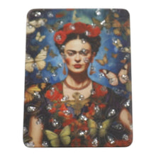 Load image into Gallery viewer, TAPA fashion - Frida Kahlo Rectangular Glitter Compact Makeup Mirror JM6423-10 (12PC): ASSORTED