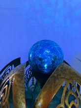 Load image into Gallery viewer, Continental Art Center - Solar Horizontal Metal Kinetic Lotus Wind Spinner Stake