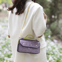 Load image into Gallery viewer, BAGS-2-SLAY - FAUX CROCODILE PURSE: GREEN