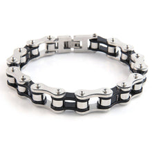 Load image into Gallery viewer, Mad Man - Dakata Stainless Bike Chain Bracelet: Gold and Black