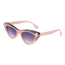 Load image into Gallery viewer, Ole - Handmade Rhinestone Cat Eye Sunglasses
