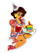 Load image into Gallery viewer, Lipstick & Chrome - Birthday Belle Brooch by Lipstick & Chrome x Club Eggie-TAWN