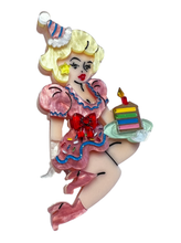 Load image into Gallery viewer, Lipstick & Chrome - Birthday Belle Brooch by Lipstick & Chrome x Club Eggie-FAWN