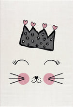 Load image into Gallery viewer, Abani Rugs - Abani Play KID120A Contemporary Pink and Yellow Kitten Rug: 4' x 6'
