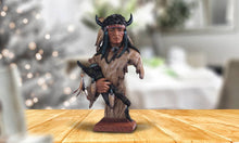 Load image into Gallery viewer, MLC HOME - 13"H Indian Warrior Bust Native American Figurine Home Decor