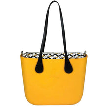 Load image into Gallery viewer, Classic Insert Canvas NYC Rombo Citrus/Black