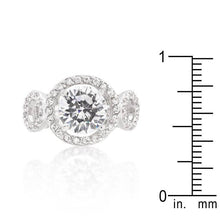 Load image into Gallery viewer, JGoodin - Round Cut Trio Cubic Zirconia Ring: 7
